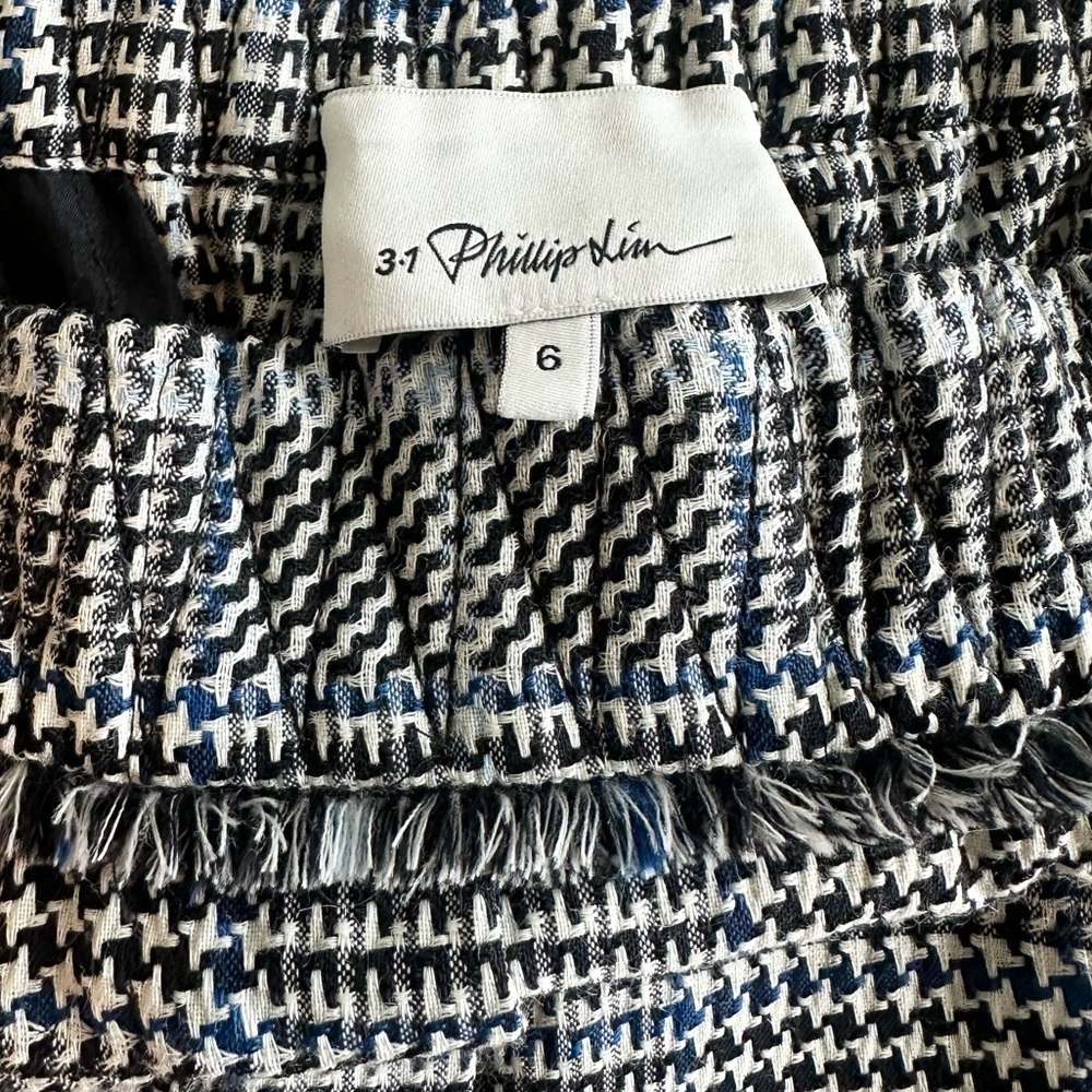 3.1 Phillip Lim Straight Leg Plaid Virgin Wool Pants - Picture 9 of 9